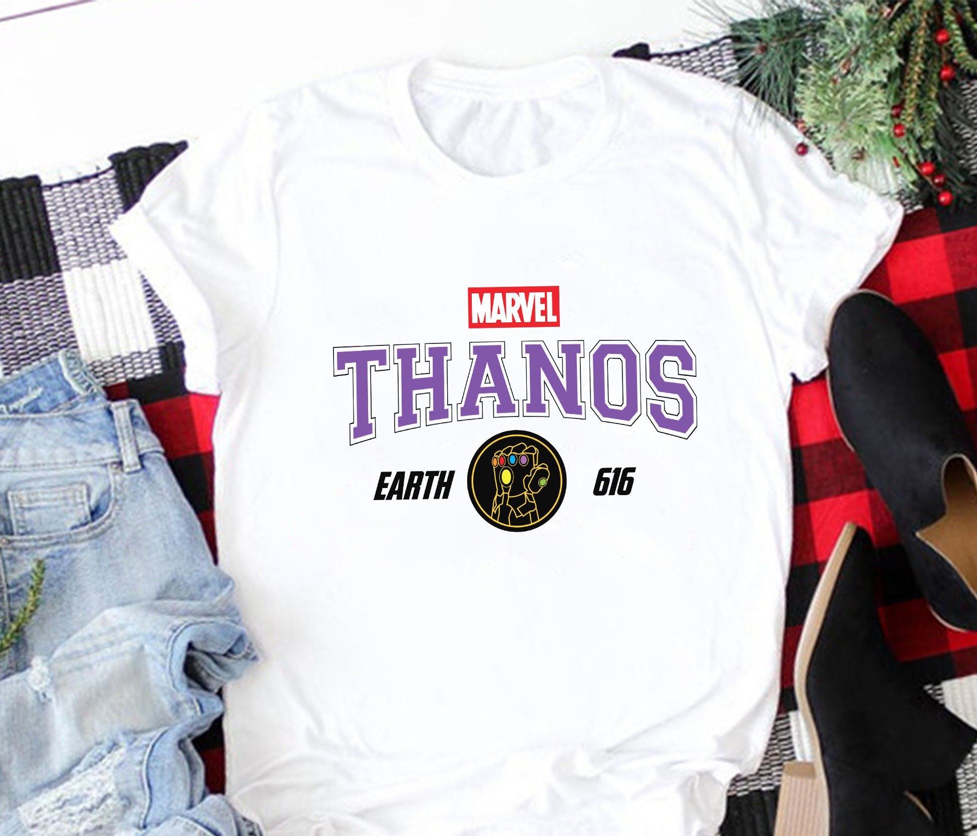 Marvel Thanos Earth 616 Infinity Gauntlet Unisex Shirt