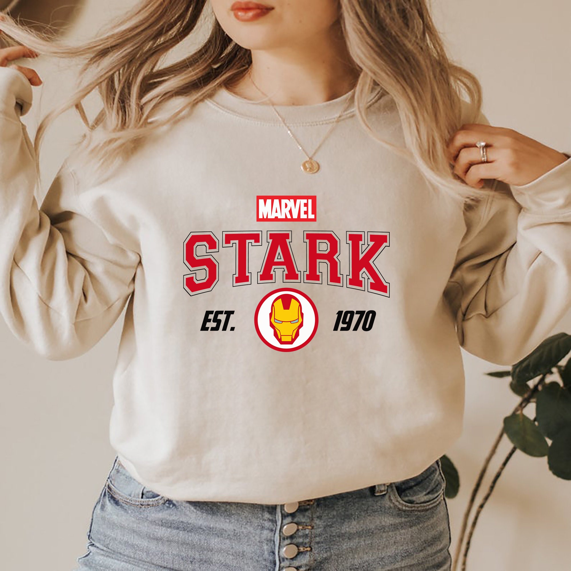 Marvel Tony Stark Est 1970 Iron Man Unisex Sweatshirt