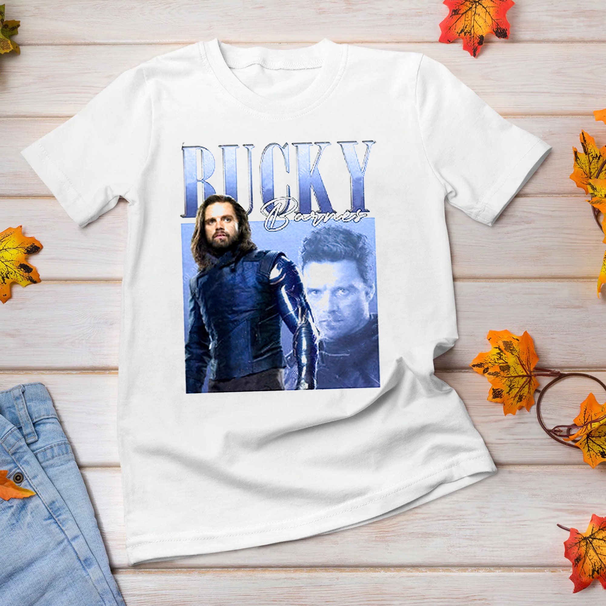 Marvel Winter Soldier Bucky Barnes Vintage Art Unisex T-Shirt