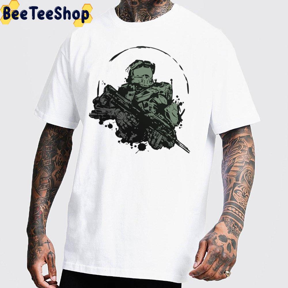 Master Chief Splash Fan Art Game Unisex T-Shirt