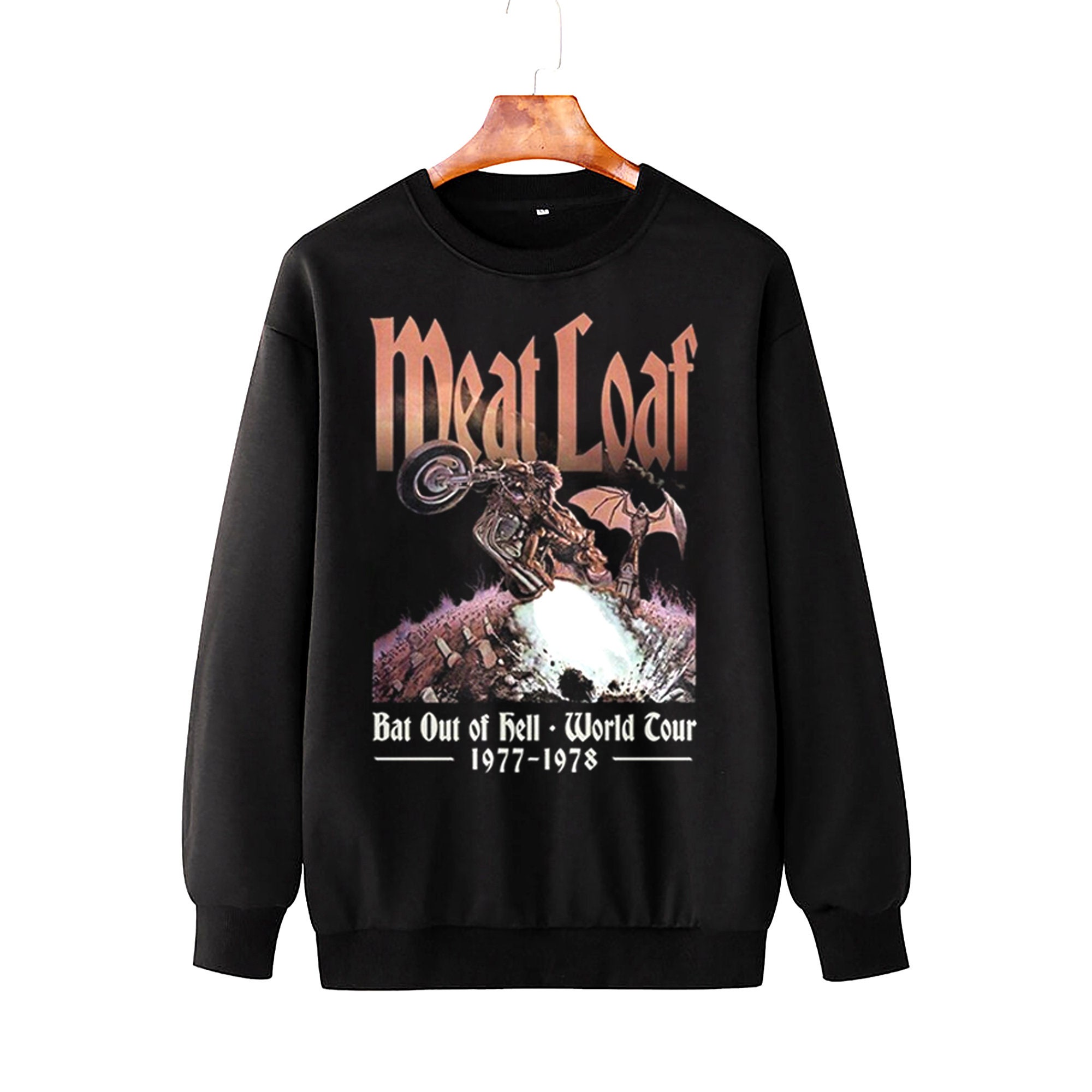 Meat Loaf Bat Out Of Hell World Tour Unisex Sweatshirt