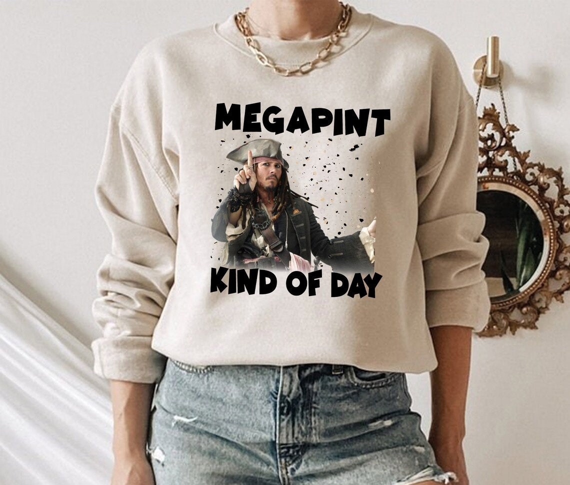 Mega Pint Kind Of Day Johnny Depp Unisex Sweatshirt