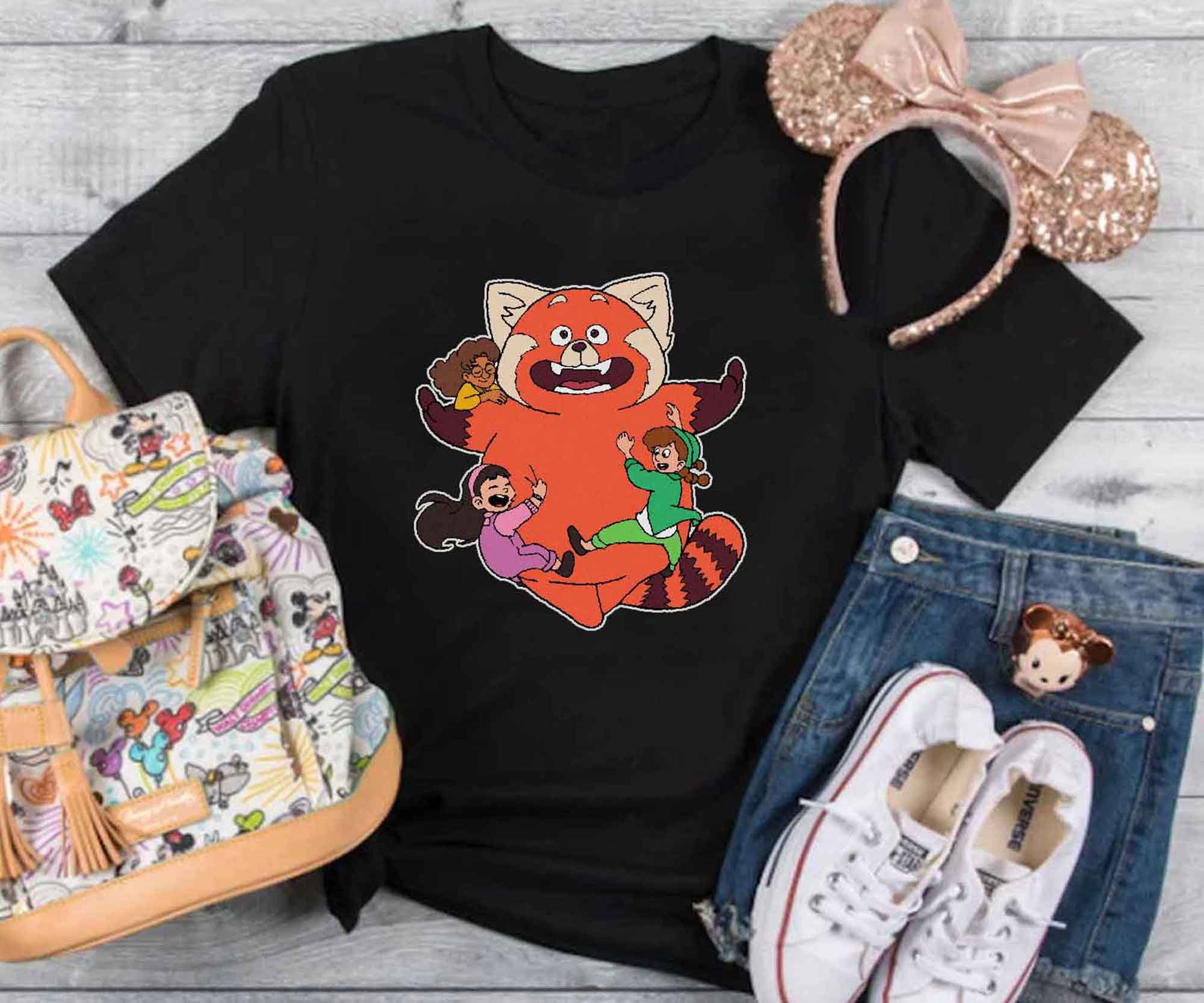 Mei Lee And Friends Red Panda Turning Red Friends Disney Pixar Unisex T-Shirt