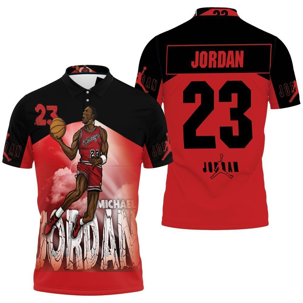 Michael Jordan 23 Chicago Bull Legend Of Nba 3d Polo Shirt Jersey All Over Print Shirt 3d T-shirt