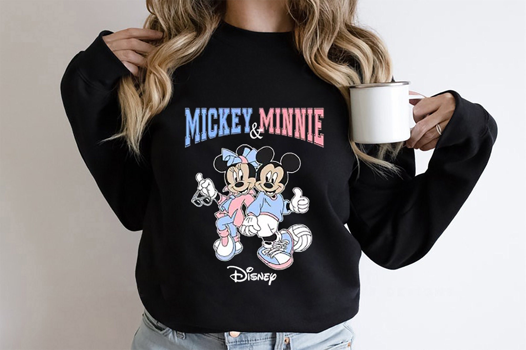 Mickey Minnie Disneyworld Couple Unisex Sweatshirt