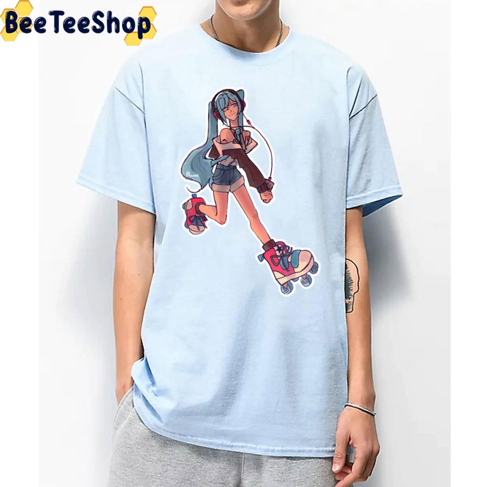 Miku On Wheels Unisex T-Shirt