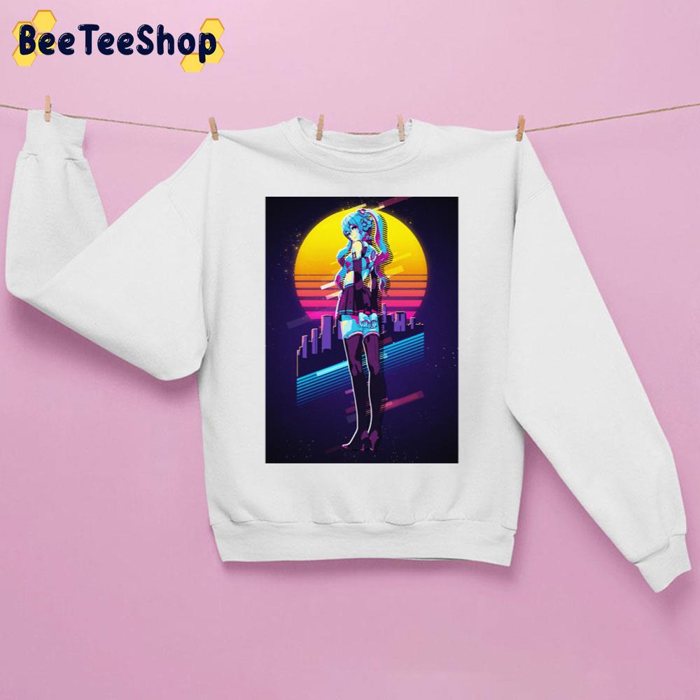 Miku School Girl Edition Retro Unisex Sweatshirt