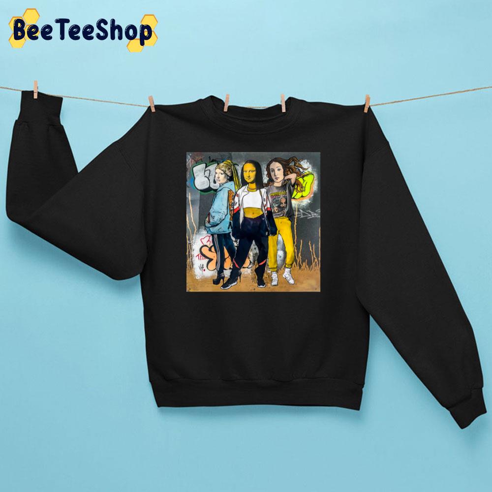 Mona Lisa In In Street Fashion Unisex Sweatshirt
