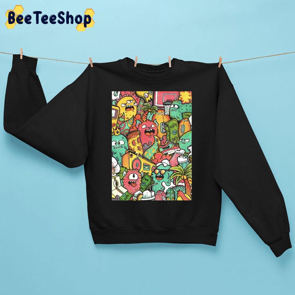 Monster World Art Unisex Sweatshirt