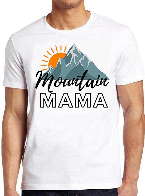 Mountain Mama Vintage Art Unisex T-Shirt