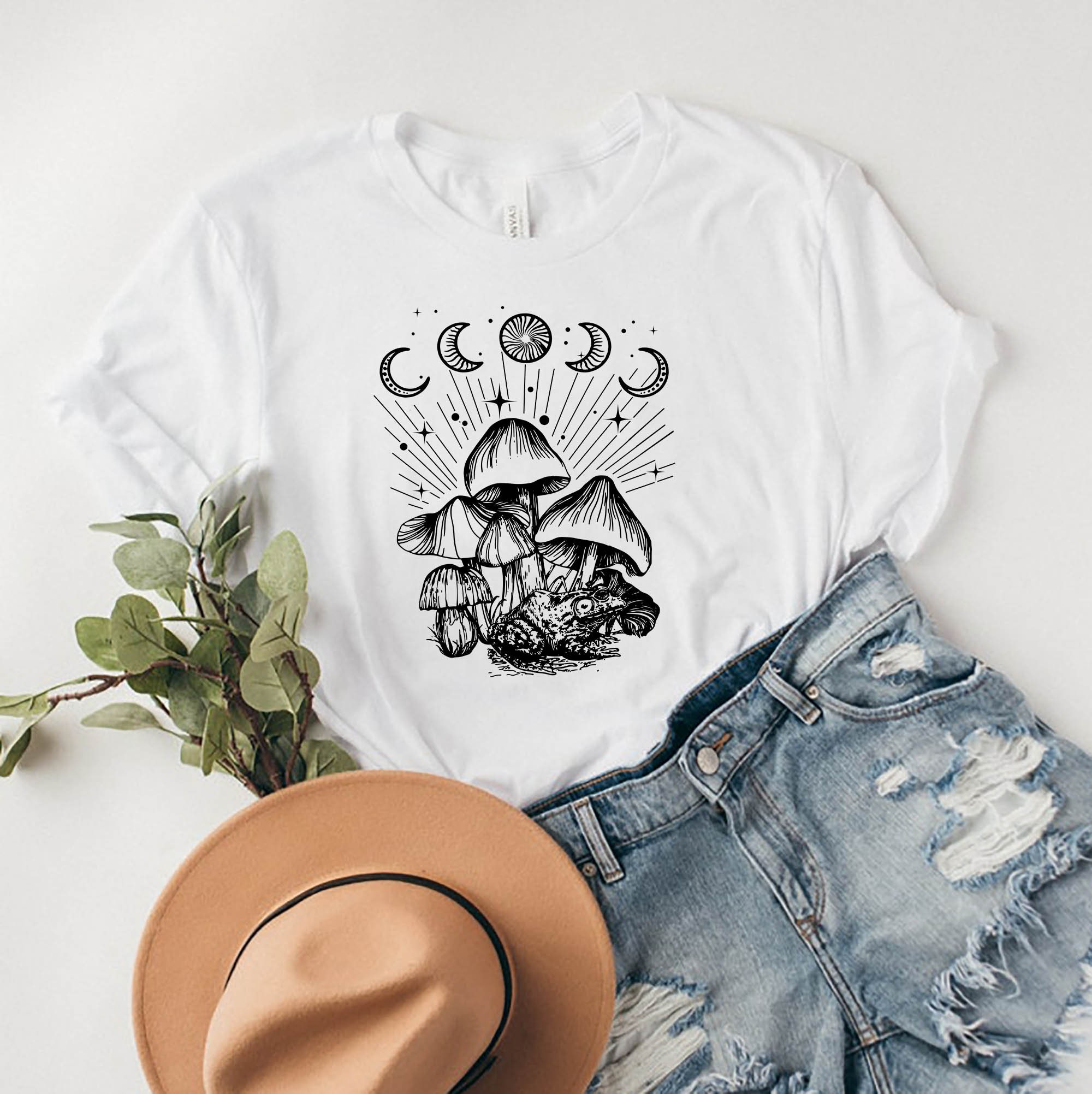 Mushroom Frog Hippie Unisex T-Shirt