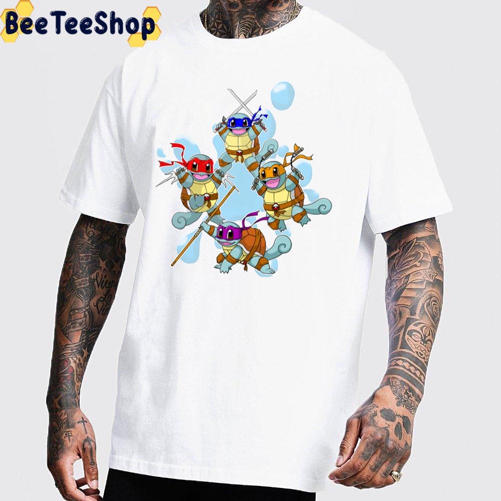 Nage Mutant Ninja Squirtles No Logo Teenage Mutant Ninja Turtles Unisex T-Shirt