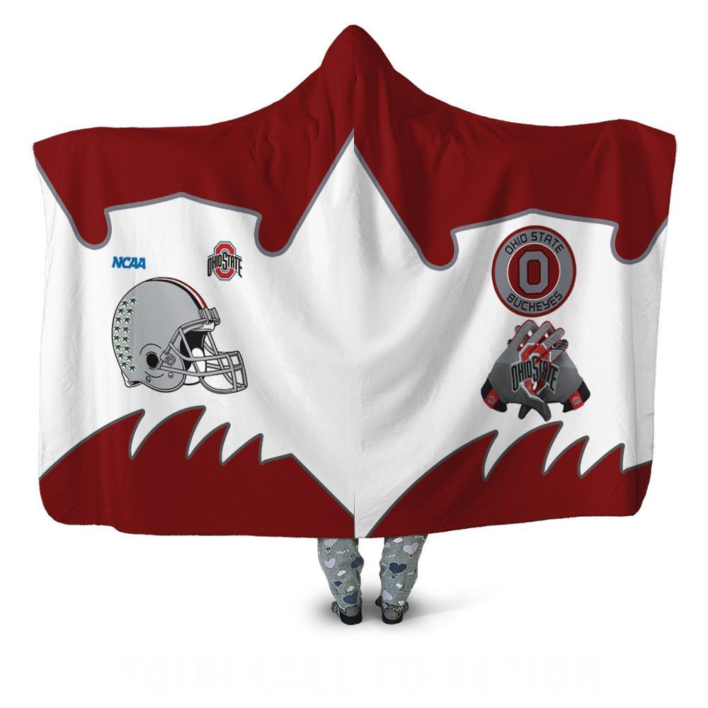 Ncaa Ohio State Buckeyes For Buckeyes Fan Hooded Blanket 3d Polo Shirt Jersey All Over Print Shirt 3d T-shirt