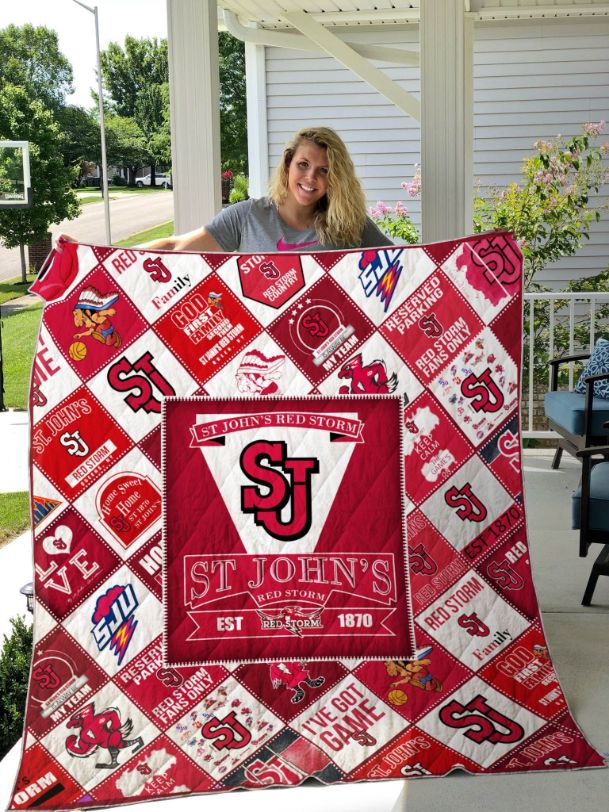 Ncaa St. John’s Red Storm Quilt Blanket #1234