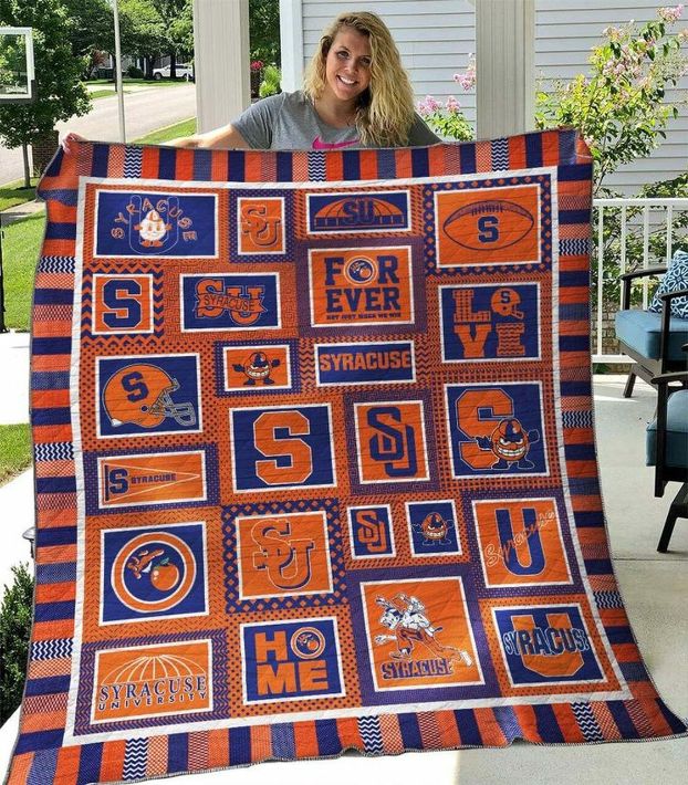 Ncaa Syracuse Orange Quilt Blanket #239