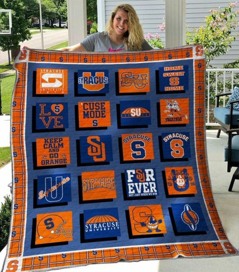 Ncaa Syracuse Orange Quilt Blanket #241