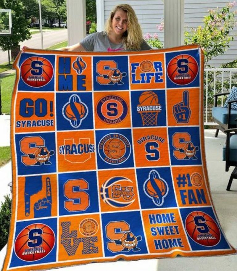 Ncaa Syracuse Orange Quilt Blanket #242