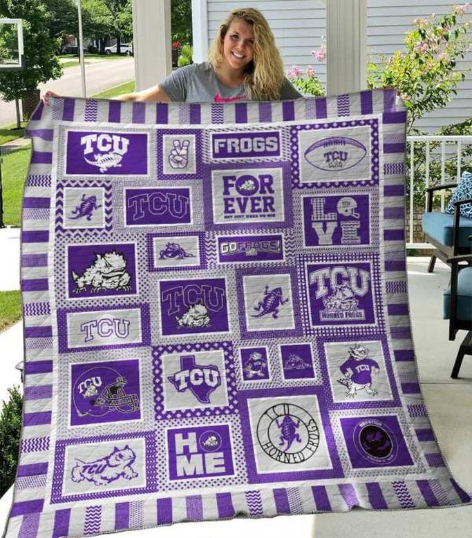 Ncaa Tcu Horned Frogs Quilt Blanket #368