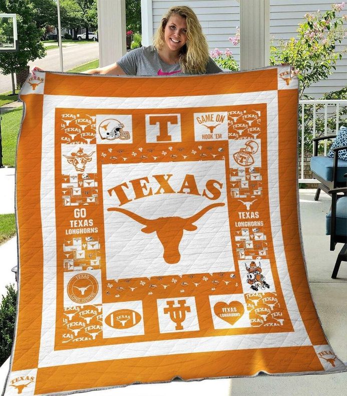 Ncaa Texas Longhorns Quilt Blanket #375