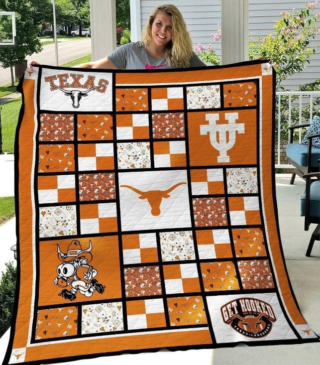 Ncaa Texas Longhorns Quilt Blanket #382