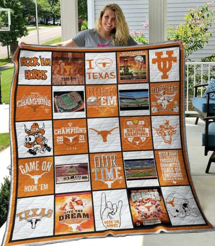 Ncaa Texas Longhorns Quilt Blanket #389