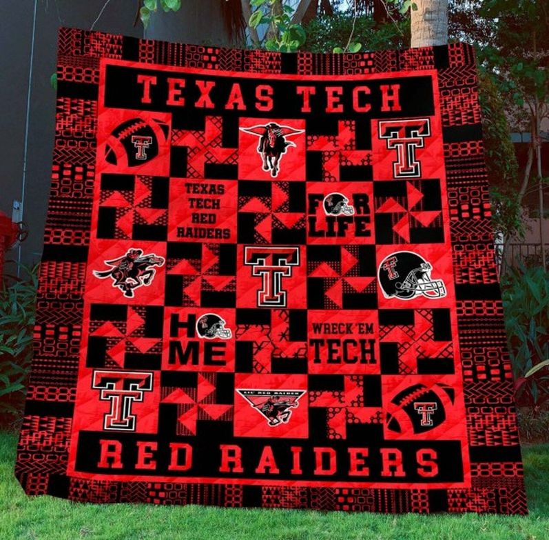 Ncaa Texas Tech Red Raiders Quilt Blanket #391