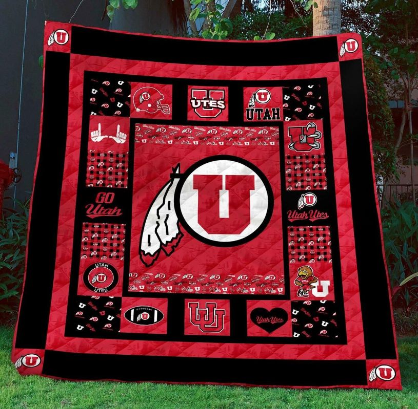 Ncaa Utah Utes Quilt Blanket #691