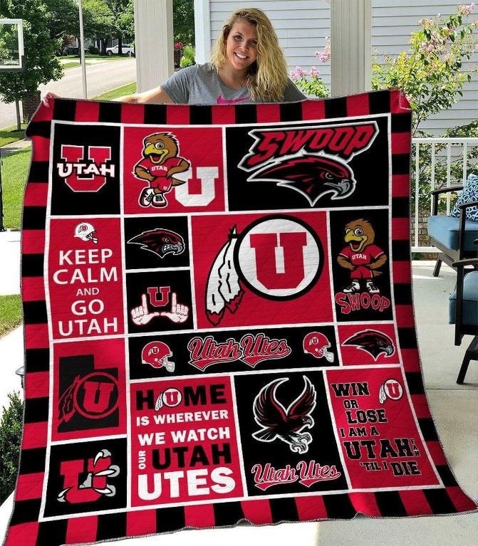 Ncaa Utah Utes Quilt Blanket #692