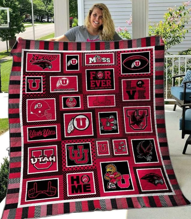 Ncaa Utah Utes Quilt Blanket #693