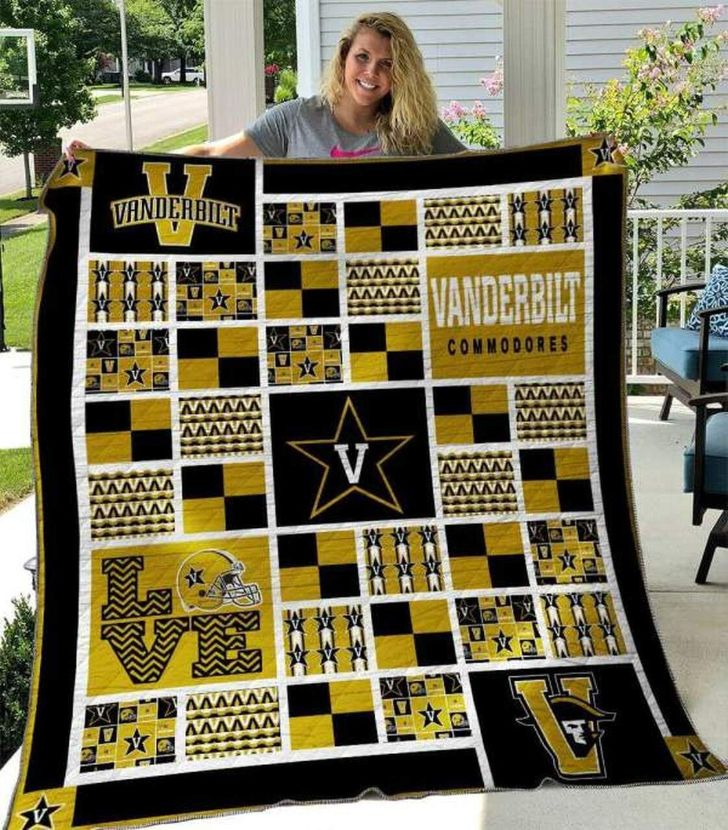 Ncaa Vanderbilt Commodores Quilt Blanket #1041