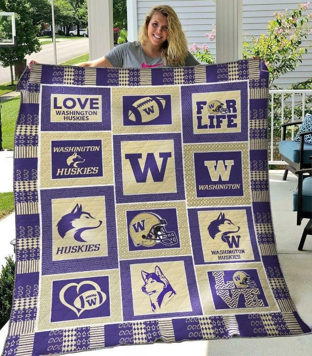 Ncaa Washington Huskies Quilt Blanket #703