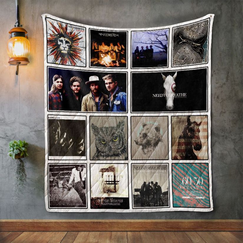 Needtobreathe Album Covers Quilt Blanket