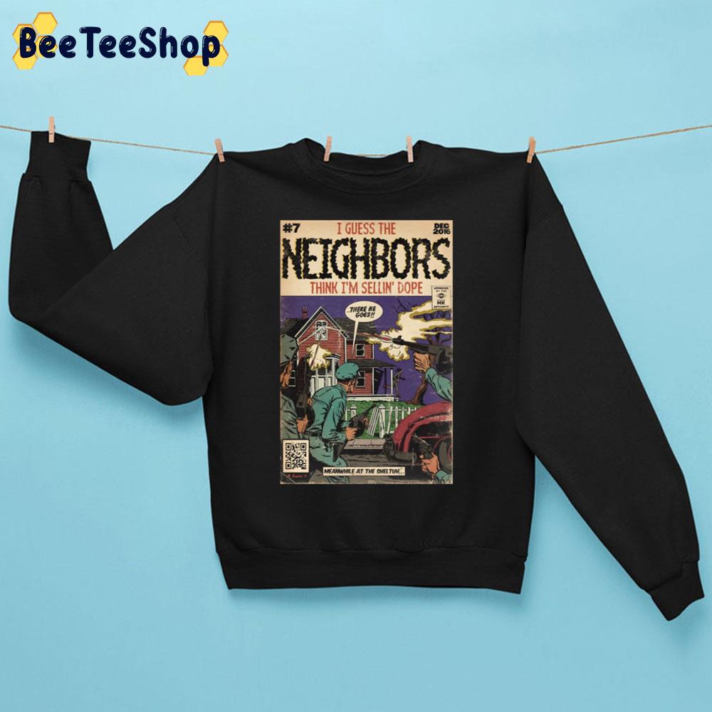 Neighbors Comic Book Parody Poster Unisex Sweatshirt