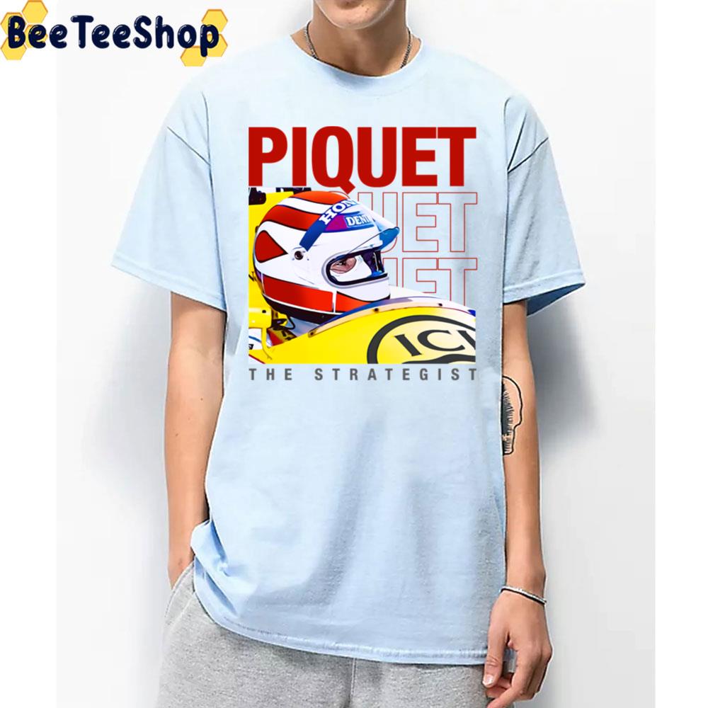 Nelson Piquet Helmet F1 Champion 1981 1983 1987 Unisex T-Shirt