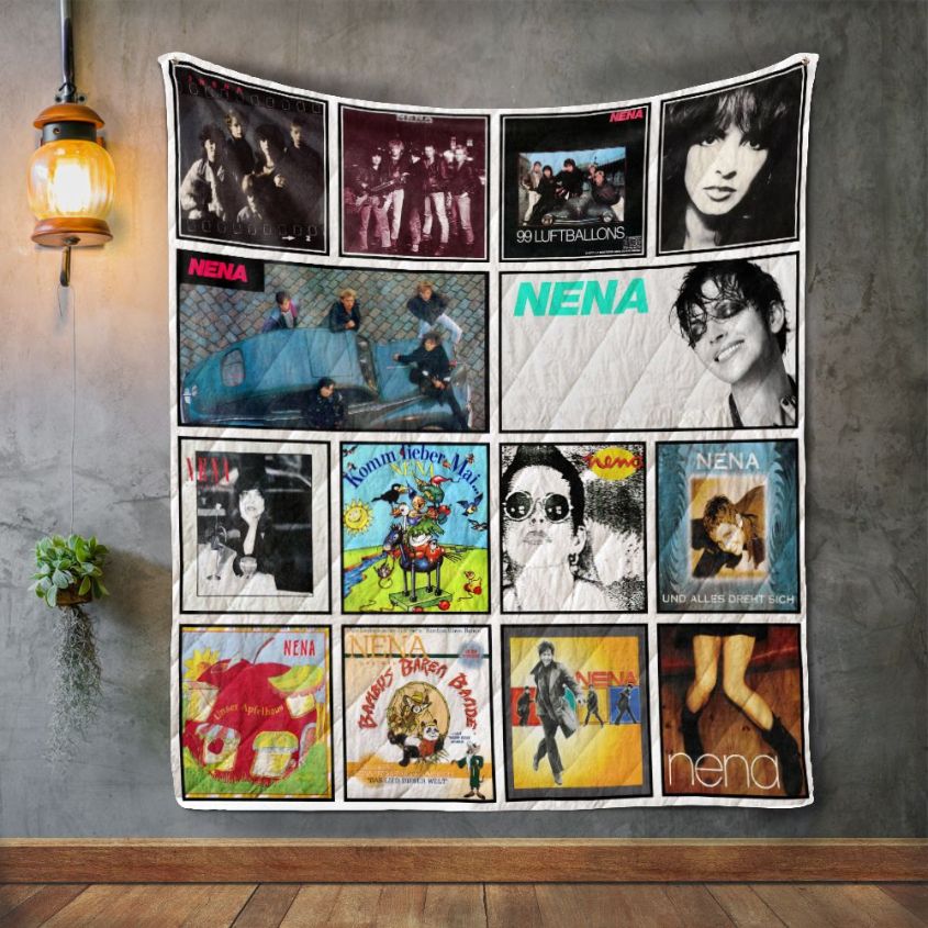 Nena Album Covers Quilt Blanket