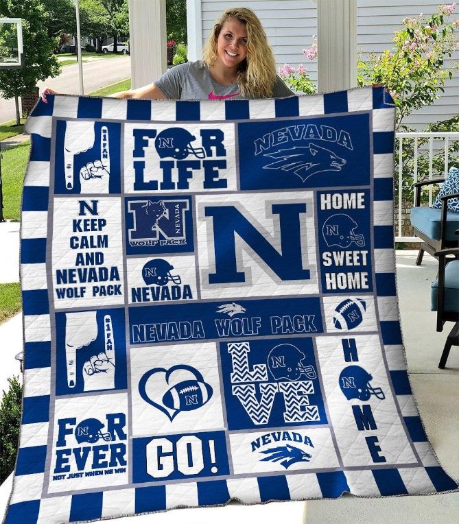 Nevada Wolf Pack Quilt Blanket