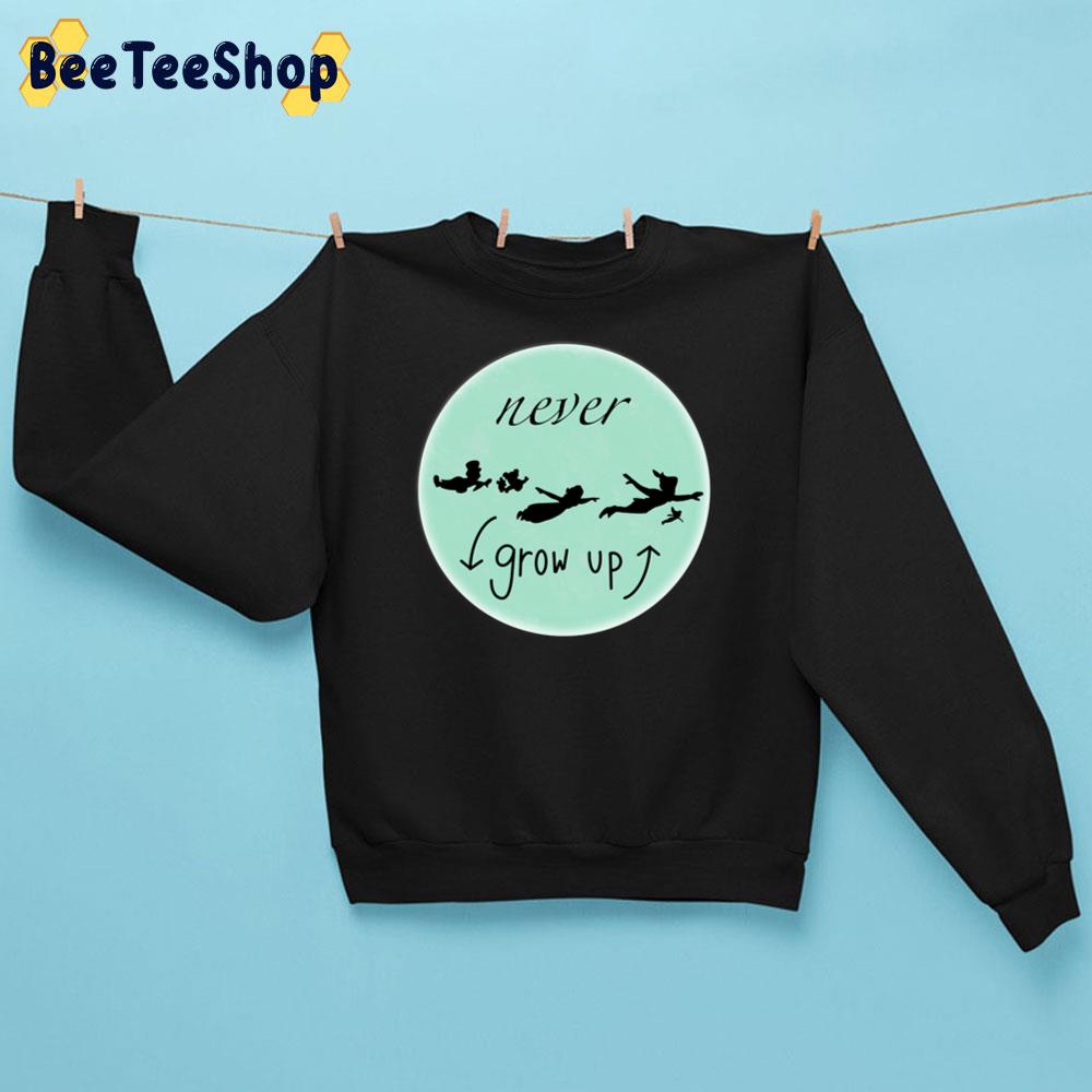 Never Grow Up Tinker Bell Unisex Sweatshirt