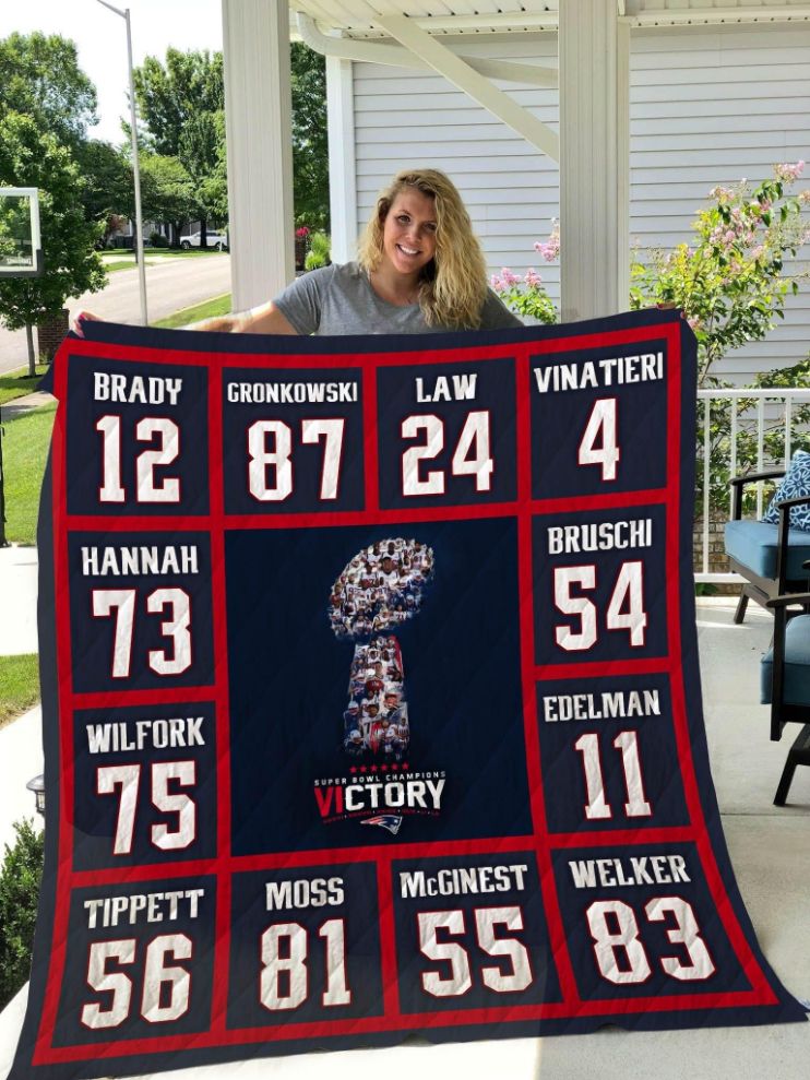 New England Patriots Quilt Blanket 05