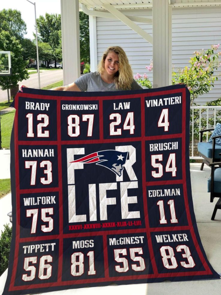 New England Patriots Quilt Blanket 06