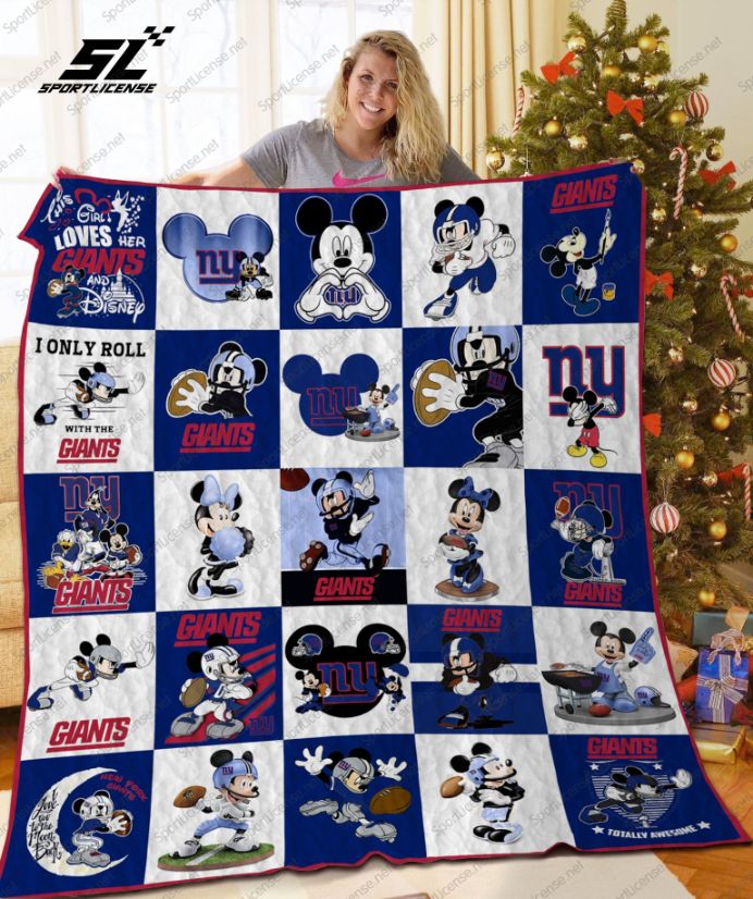 New York Giants Disney Quilt Blanket