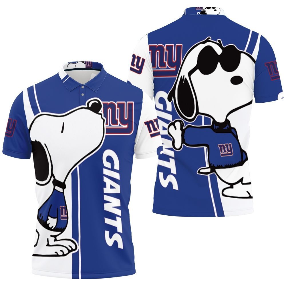 New York Giants Snoopy Lover 3d Printed Polo Shirt All Over Print Shirt 3d T-shirt