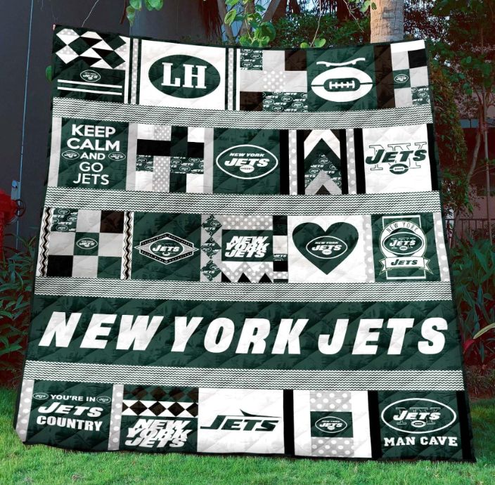 New York Jets Quilt Blanket 05