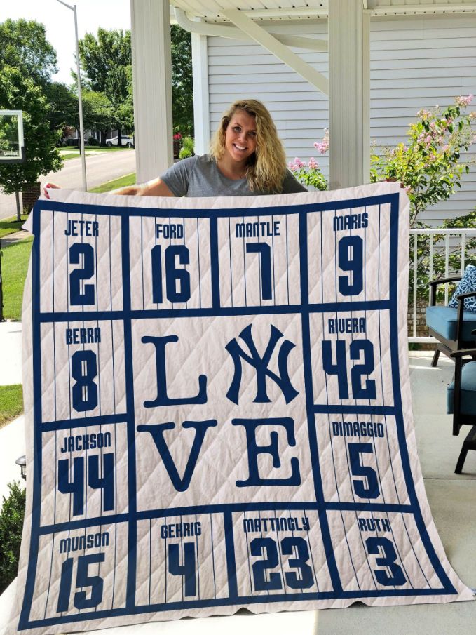 New York Yankees Legends Quilt Blanket