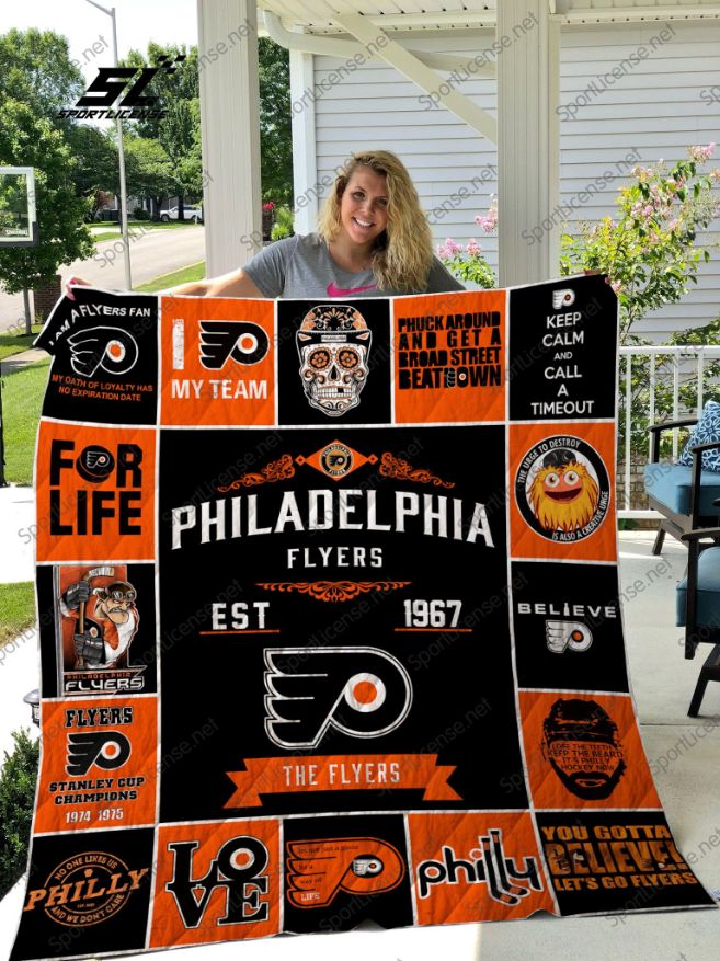 Nhl – Philadelphia Flyers Quilt Blanket