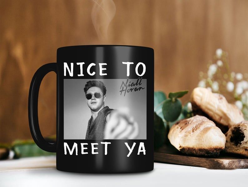 Niall Horan Nice To Meet Ya Mug Niall James Horan Mug One Direction Boy Band Lover Gift Irish Singer Premium Sublime Ceramic Coffee Mug Black