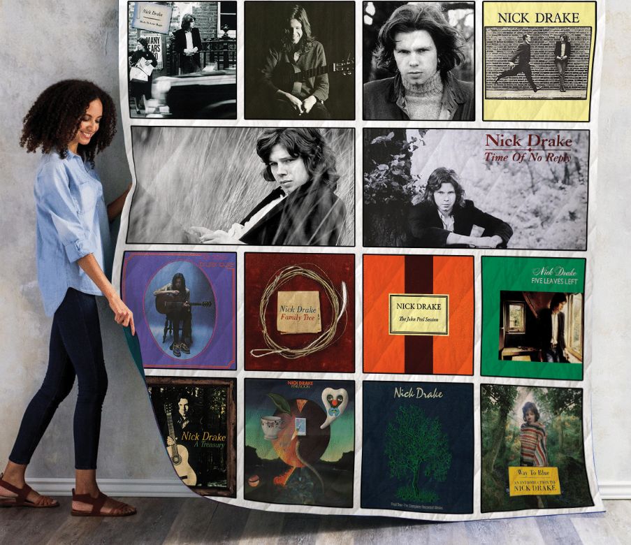 Nick Drake Albums Quilt Blanket 01