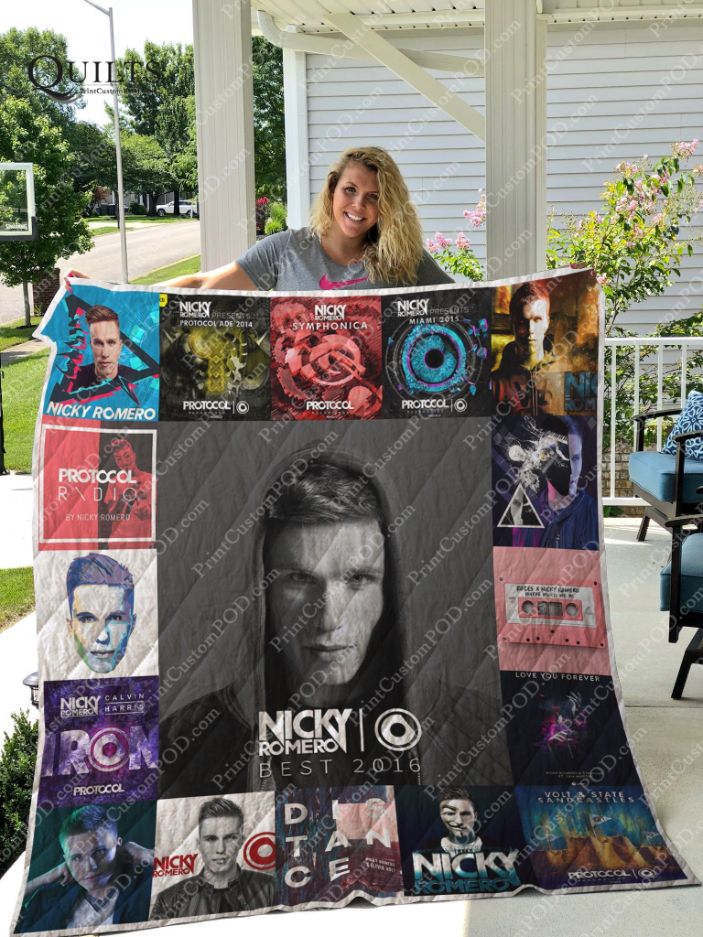 Nicky Romero Albums Quilt Blanket For Fans Ver 17