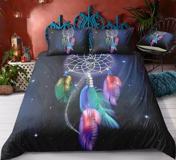 Night Feather Dreamcatcher Cotton Bedding Sets