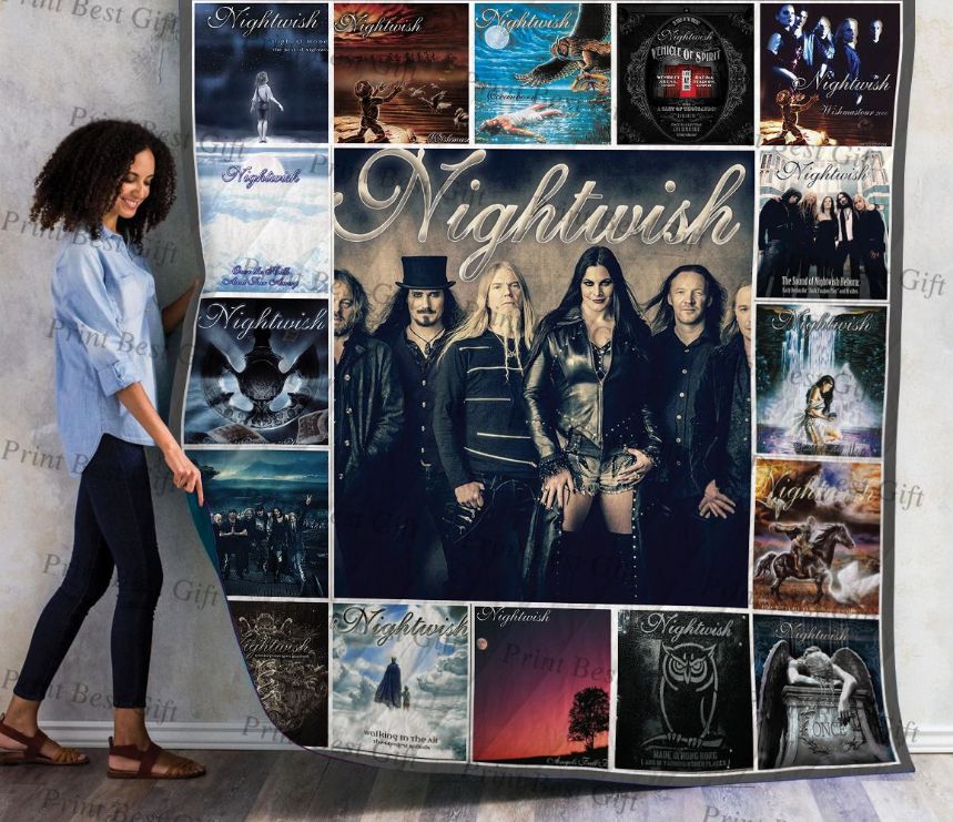 Nightwish Albums Cover Poster Quilt Blanket