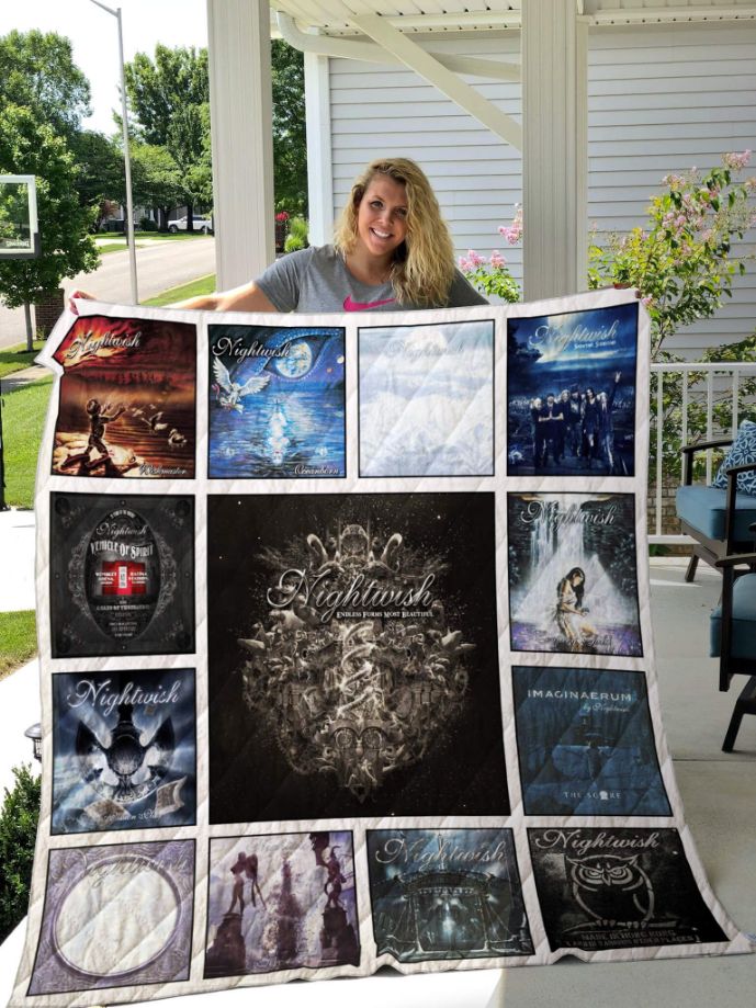 Nightwish Albums Quilt Blanket Ver13